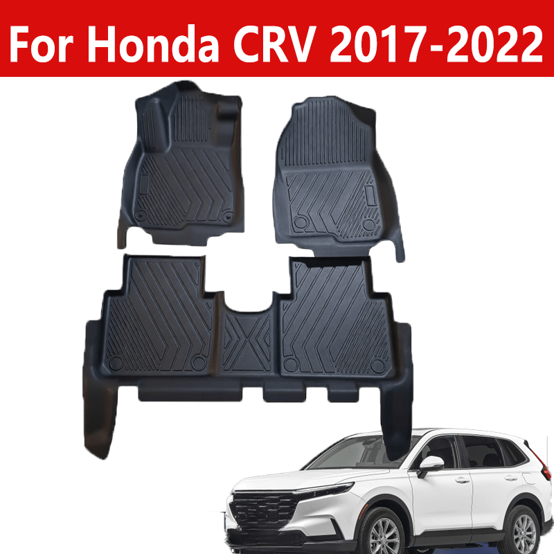 Car Floor Mat - ホンダCRV 2017-2022用TPEカーフロアマット、フロアマットカーゴライナーTPEフロアライナートランクマット車内アクセサリー