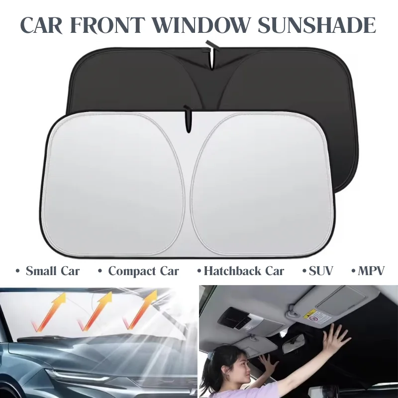 新しい夏用車フロントウィンドウサンシェードカバー、サンシェー - Windshield Sun Shade のレビューと価格