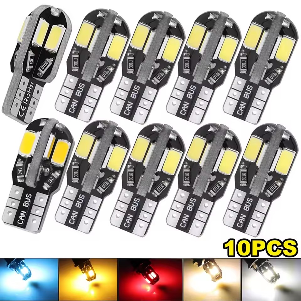 20個/10個入り 車内用電球 W5W T10 LED 57 - Car Led Light のレビューと価格