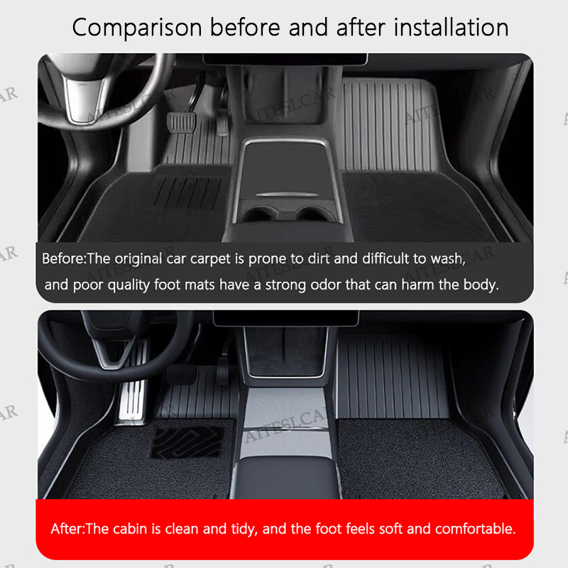AITESLCAR テスラ フロアマット モデルYL 202 - Car Floor Mat のレビューと価格
