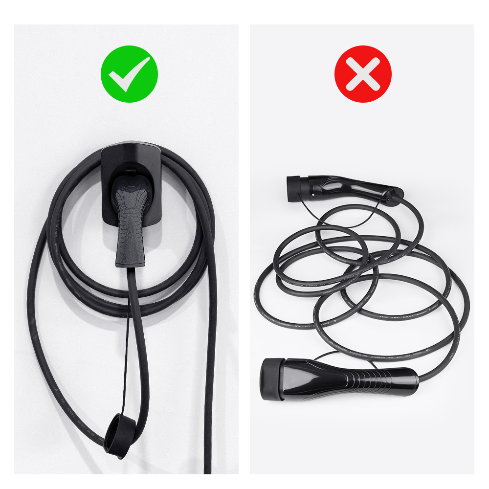 保護ケーブルホルダー,タイプ2,ソケット,追加,電気自動車用 - Car Cable Organizer のレビューと価格