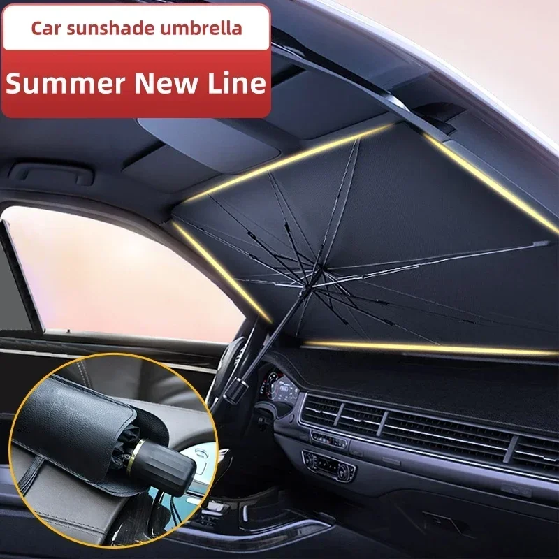 1個入り 車用サンシェード傘 サンシェードプロテクター フロ - Windshield Sun Shade のレビューと価格