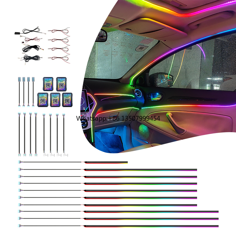 OEM工場カスタムカーインテリアライト 車内雰囲気照明キット - Car Led Light のレビューと価格